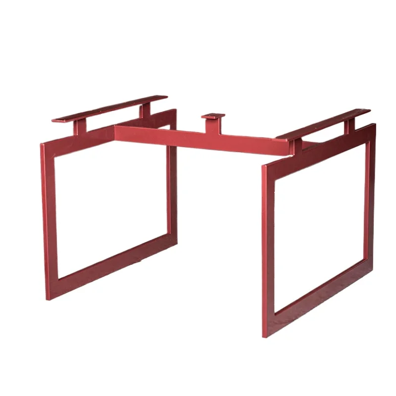

I-shaped rectangular table bracket, wrought iron metal table feet