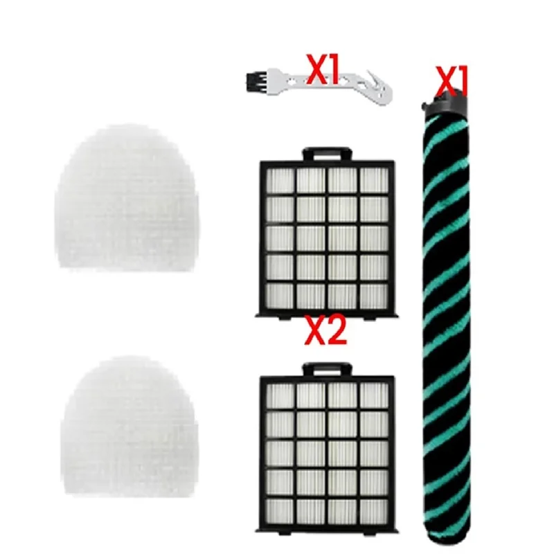 ABLE-Fit สําหรับ Shark Detect Pro Max ตรงสูญญากาศ AZ4000 AZ4002 AZ4000C เปลี่ยนชิ้นส่วนแปรงหลัก HEPA Filter ฟองน้ํากรอง