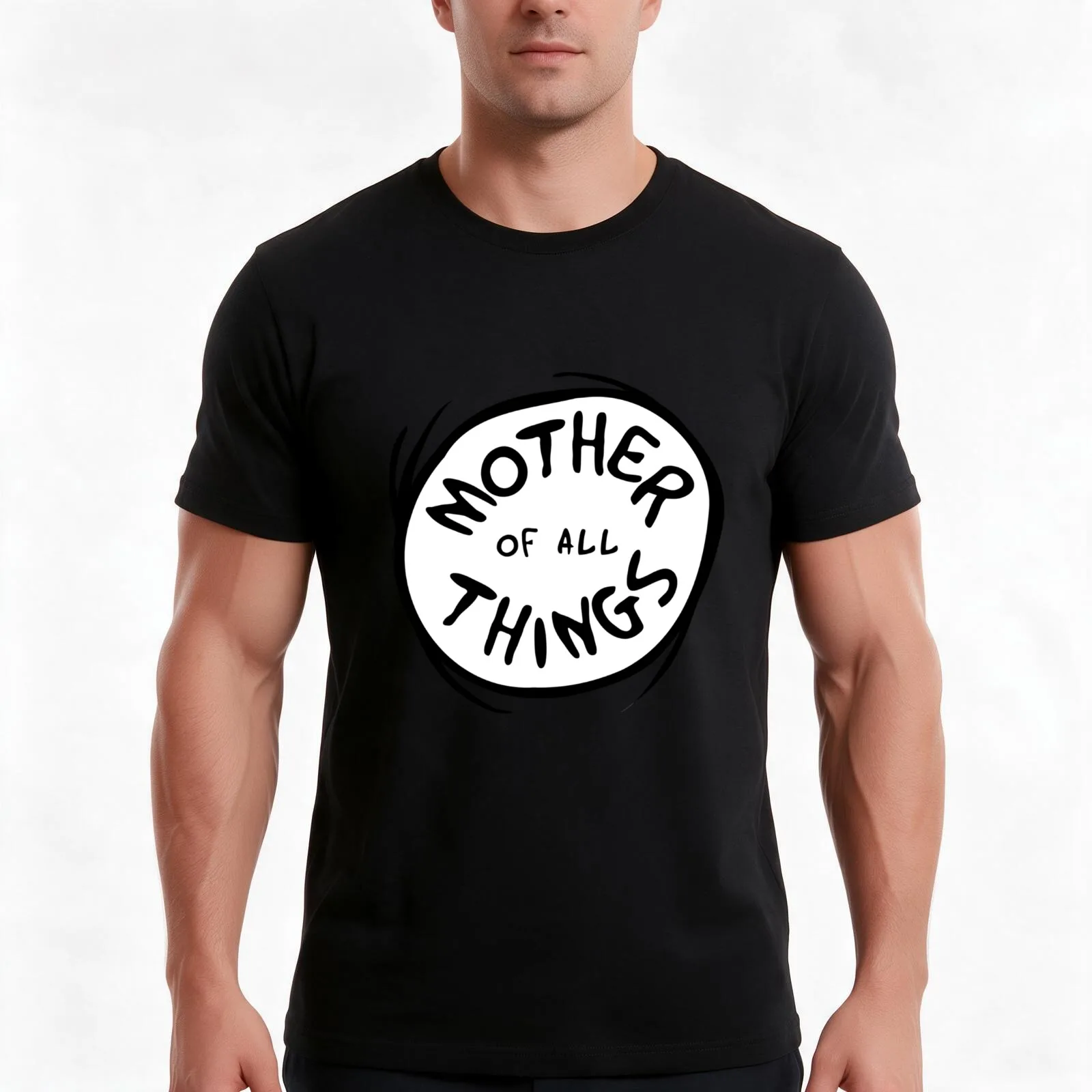 Dr Seuss Mother Things Langarm T-Shirt, Summer Casual Cotton Tee, Oversized Streetwear Tops, Vintage Graphic Print, 100% Cotton