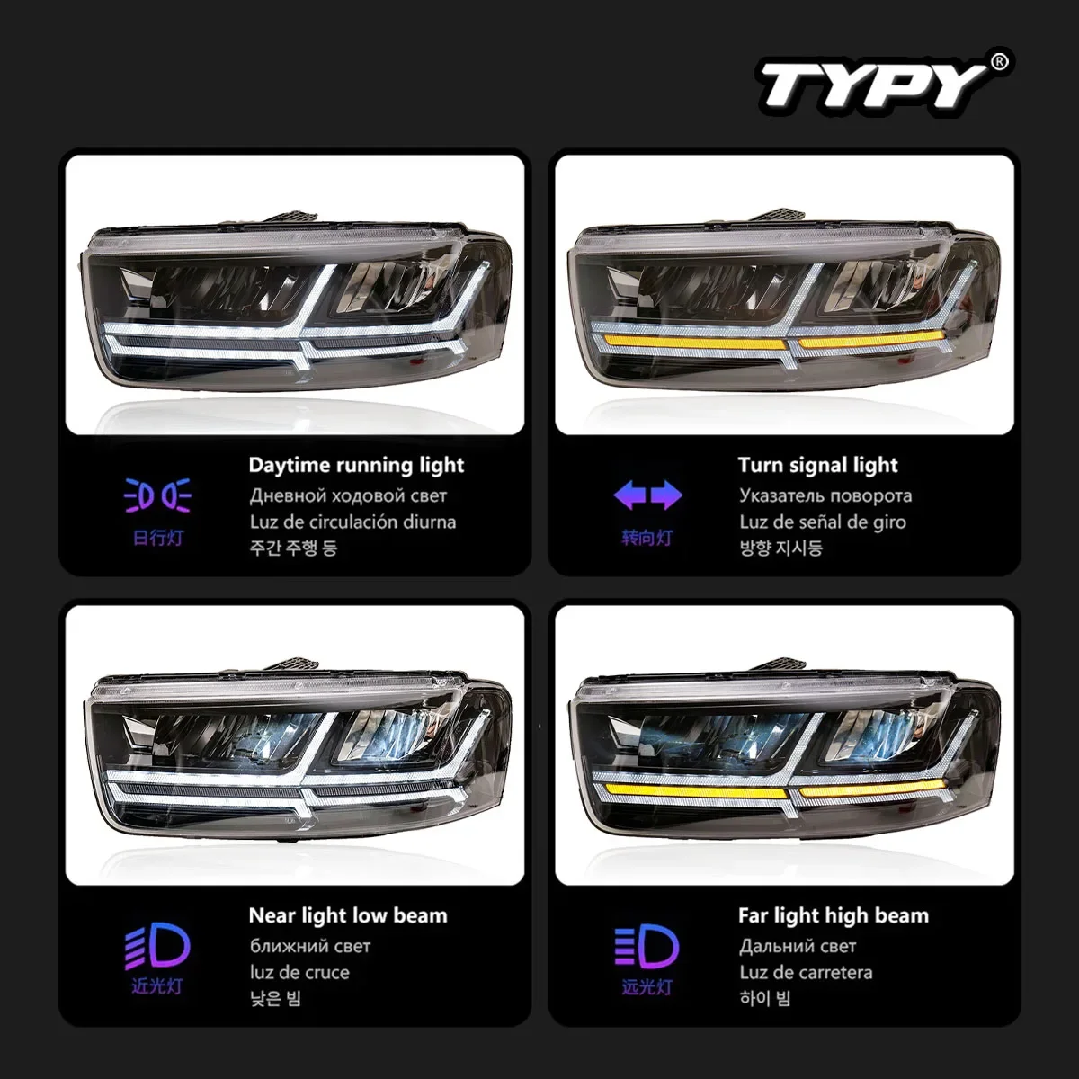 Car Styling Lights For Chevrolet Captiva Headlight LED Head Lamps 2012-2018 DRL Turn Signal Car Accessories Plug Play