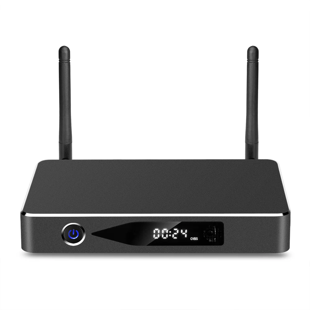 Amlogic S905X3 Quad-core Android Tv Box 4K Wifi Streaming Device Dual Band 2.4G/5.8G High Speed Wifi with 2GB+16GB