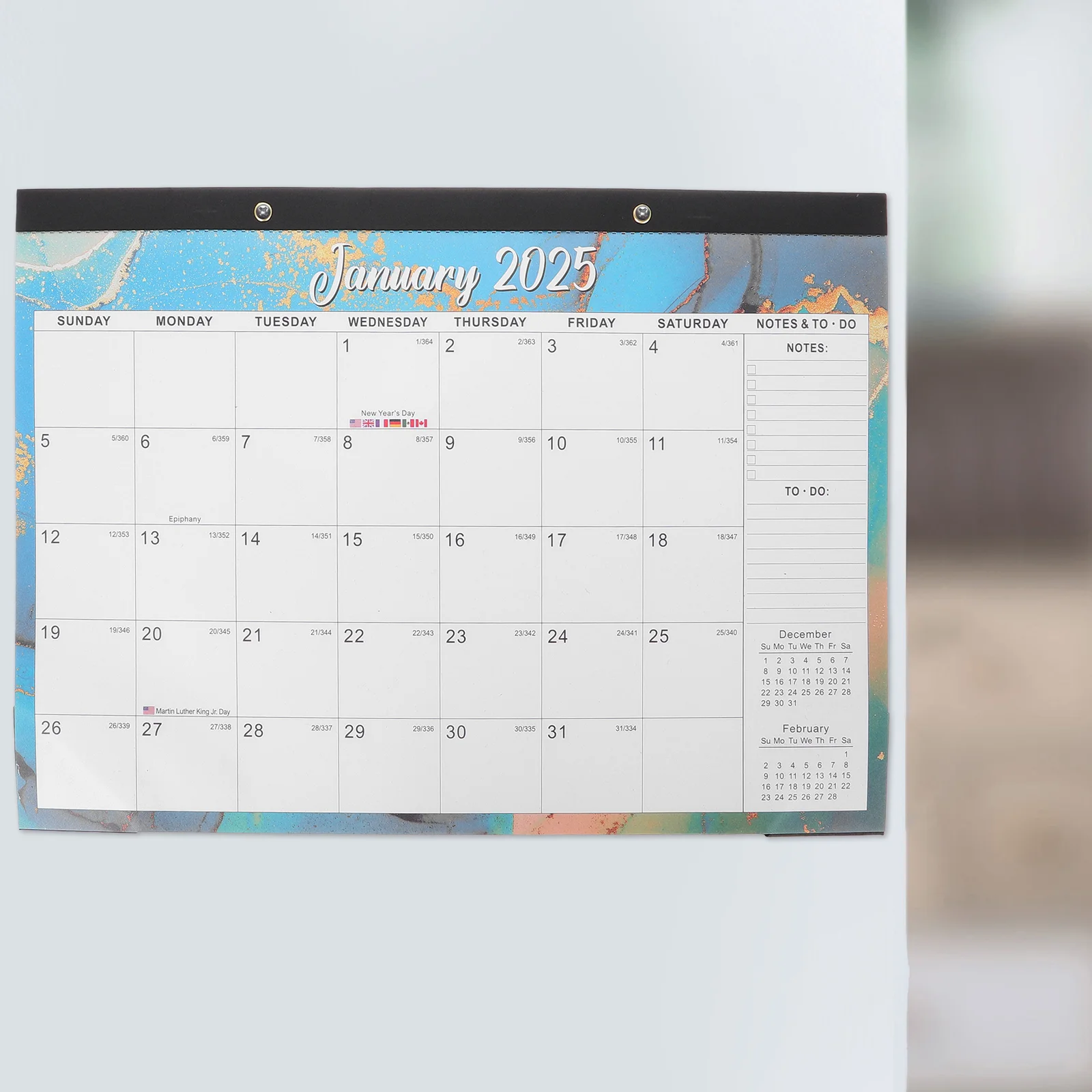 2025 Wall Calendar School Desk Monthly Simple Hanging Paper 2025-2026 Planner Year