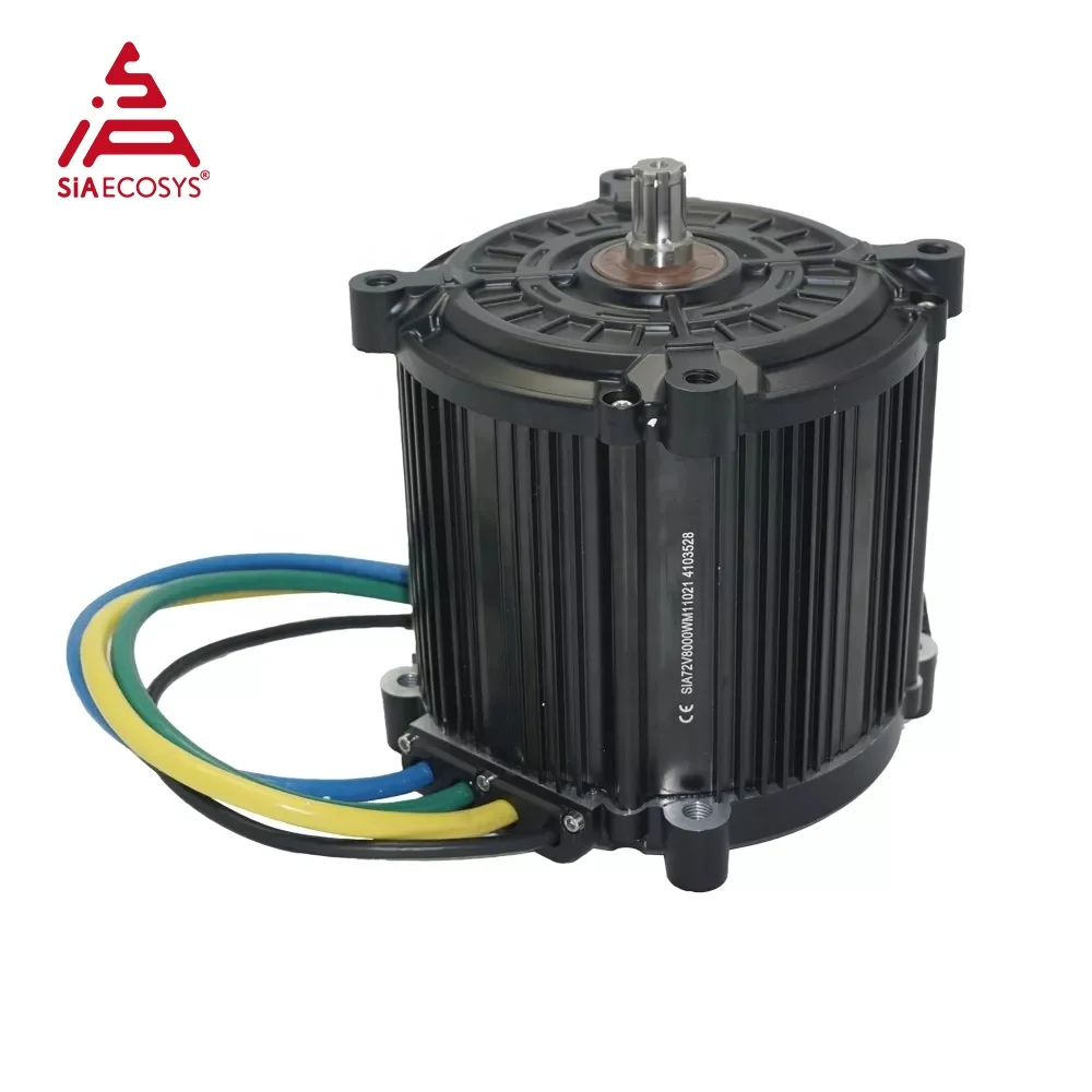 SIAECOSYS QS MOTOR Qs180 دراجة نارية كهربائية 8000 واط 90H منتصف محرك المحرك مع وحدة تحكم ND72850B حالة جديدة