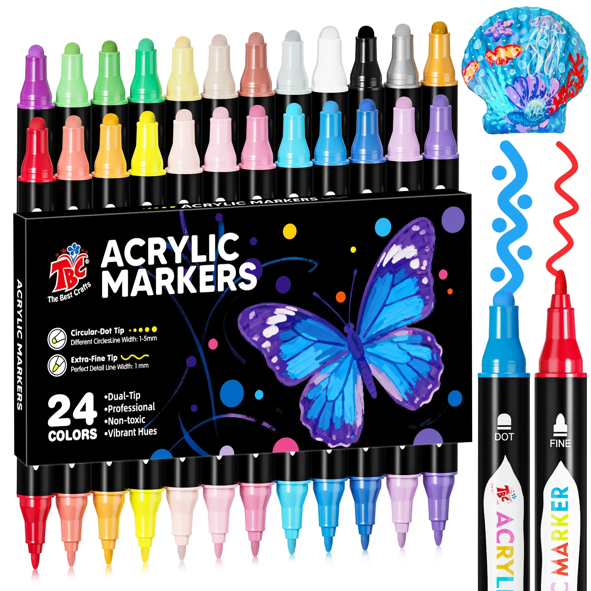 Copic Marker Classic - TBC The Best Crafts Calligraphy Pens