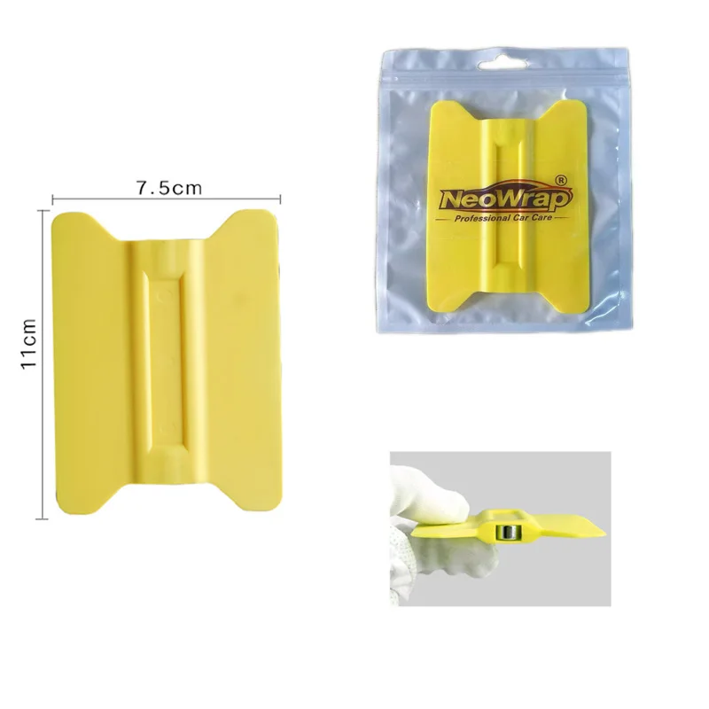 NeoWrap Vinyl Wrap Tools Wing Shaped Squeegee Built in Magnet for Car Wrapping Window Tinting Medium Soft Vinyl Scraper 1-2pcs
