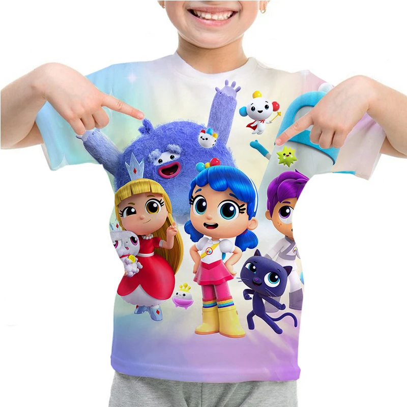 

Summer Kids Clothes True and the Rainbow Kingdom T-shirts Camiseta Girls O-neck Casual T Shirt Boys Tee Tops Children's Clothing