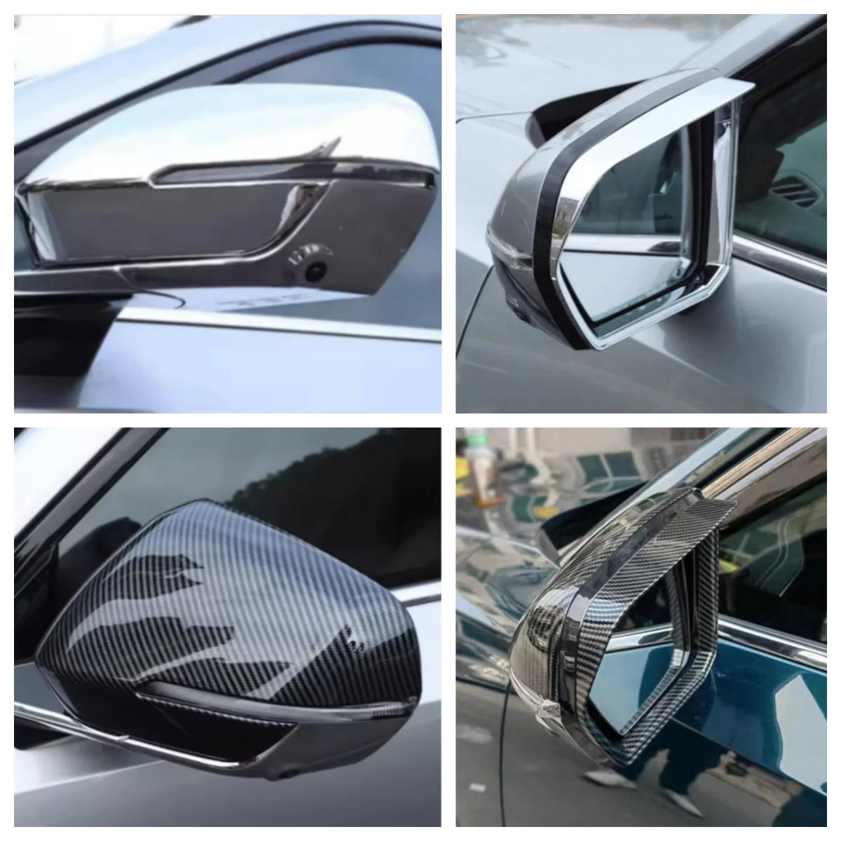 Car Rearview Mirror Cover Trim For GAC Trumpchi GS8 e8 m8 Master 2022-2024 Accessories Rear View Mirror Rain Eyebrow Auto Part