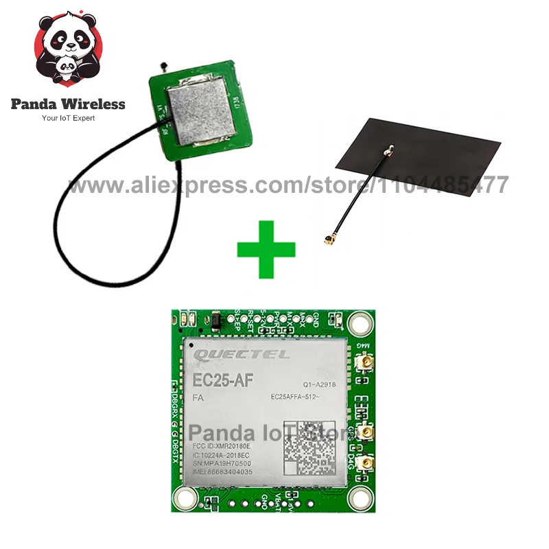 

Модуль Quectel EC25-AF Основная плата разработки 4G EC25AFFA-512-SGAS Североамериканская версия Модуль LTE CAT4 с GPS