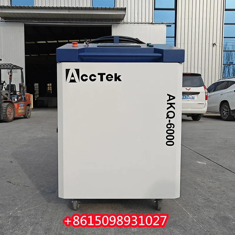 EU STOCK 6000W Cleaning Machine Fiber Laser Industrial Rust Removal Cleaning Oil Paint for Metal Cleaning Width 500MM