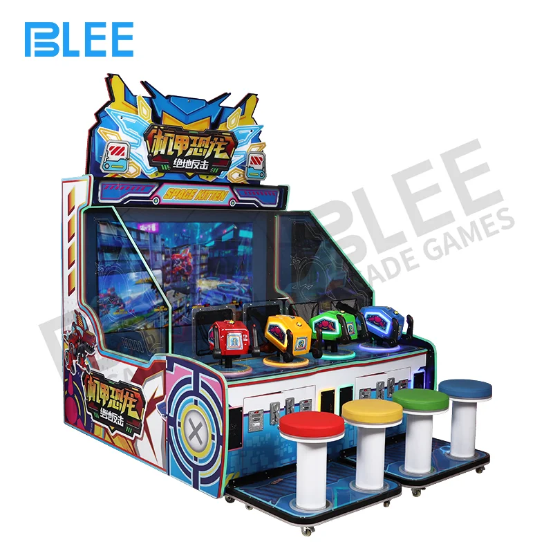 BLEE عملة تعمل رمز اليانصيب ممر لعبة آلة اطلاق النار الكرة محاكاة ألعاب بندقية للأطفال