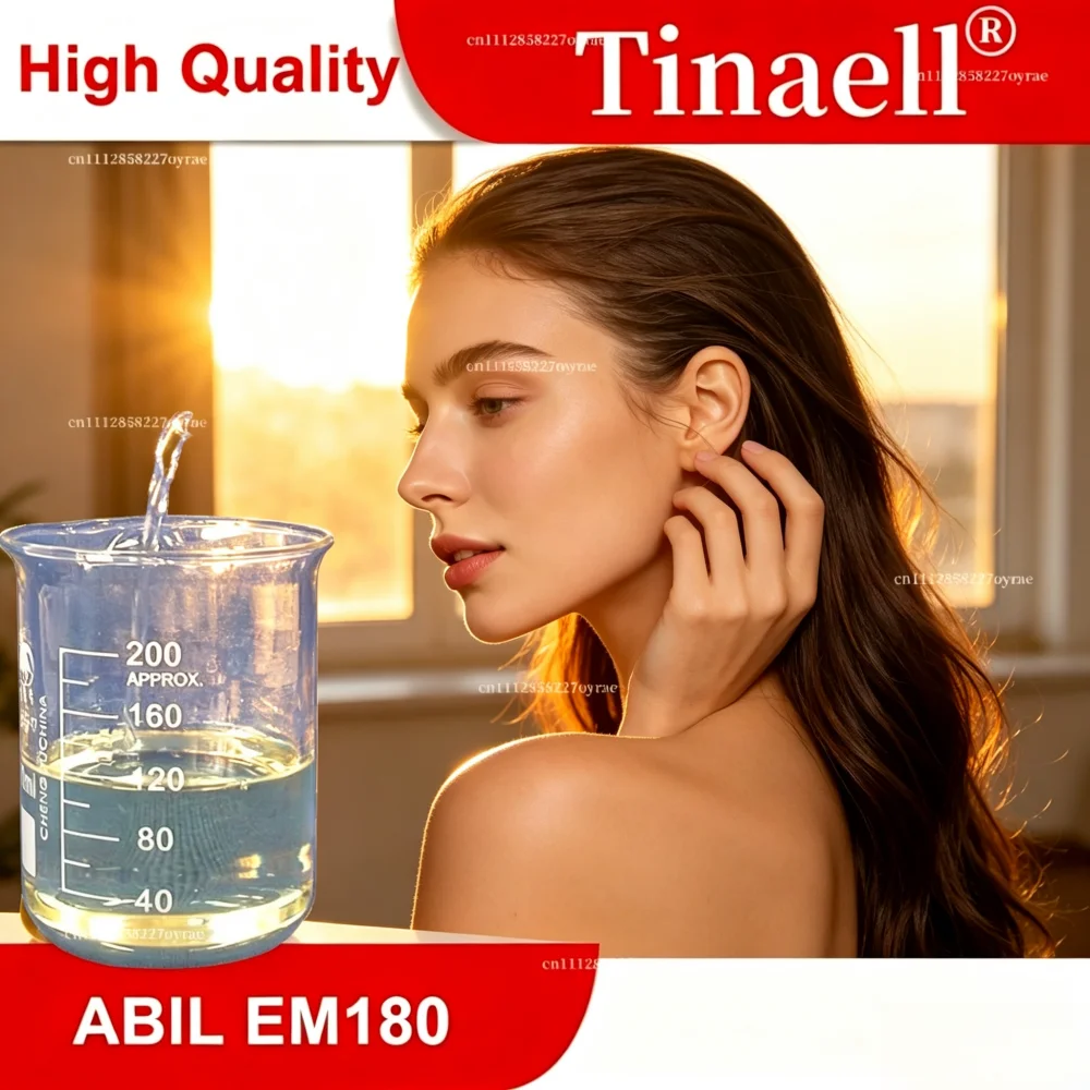 Hot Supply ABIL EM180 Emulsifier For High Quality Skin Care High Molecular Weight Silicone Oil In Water Emulsifier Cosmetic