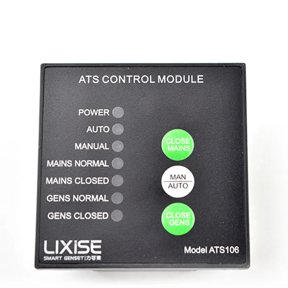 ATS106 Diesel Generator Ats Controller Automatic Transfer Switch Panel Auto Manual Changeover USB LED Control Module