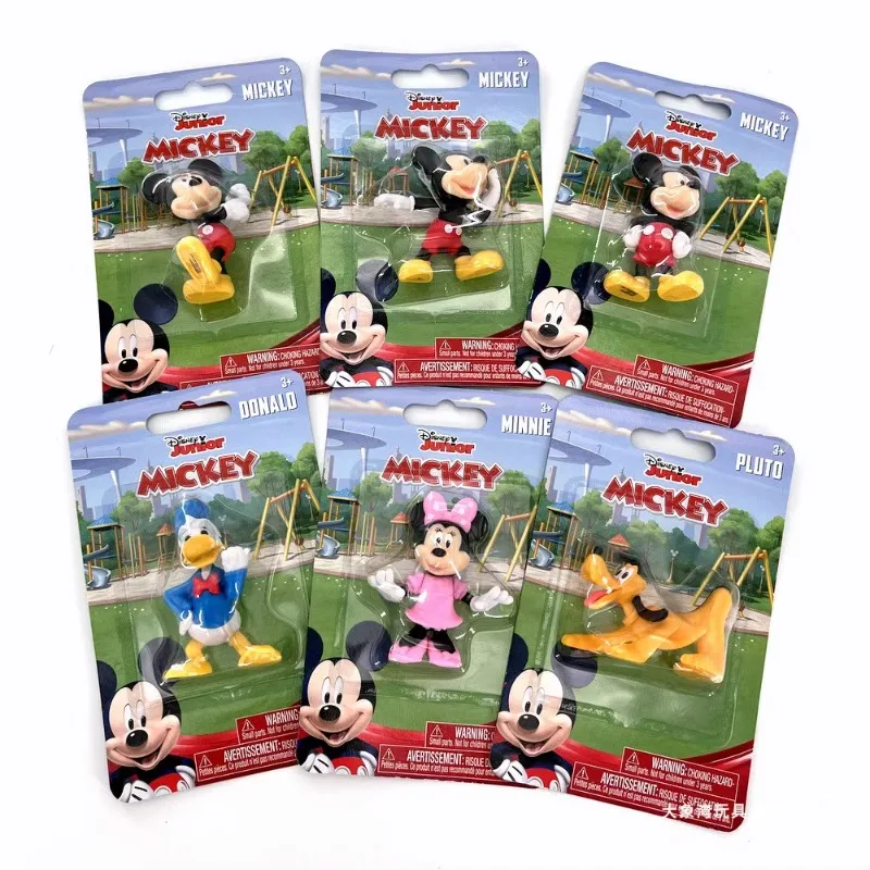 

Original Disney Mickey Mouse Anime Figurine Cute MYOUYA Action Figure Kawaii Minnie Toys For Kids Gift