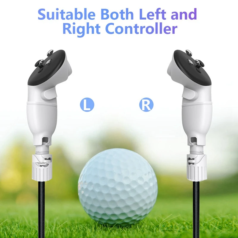 2025 New VR Golf Club Handle Grip Retractable Golf Grip Adapter VR Golf Simulator Handle For Oculus Quest 3S VR Game Accessories