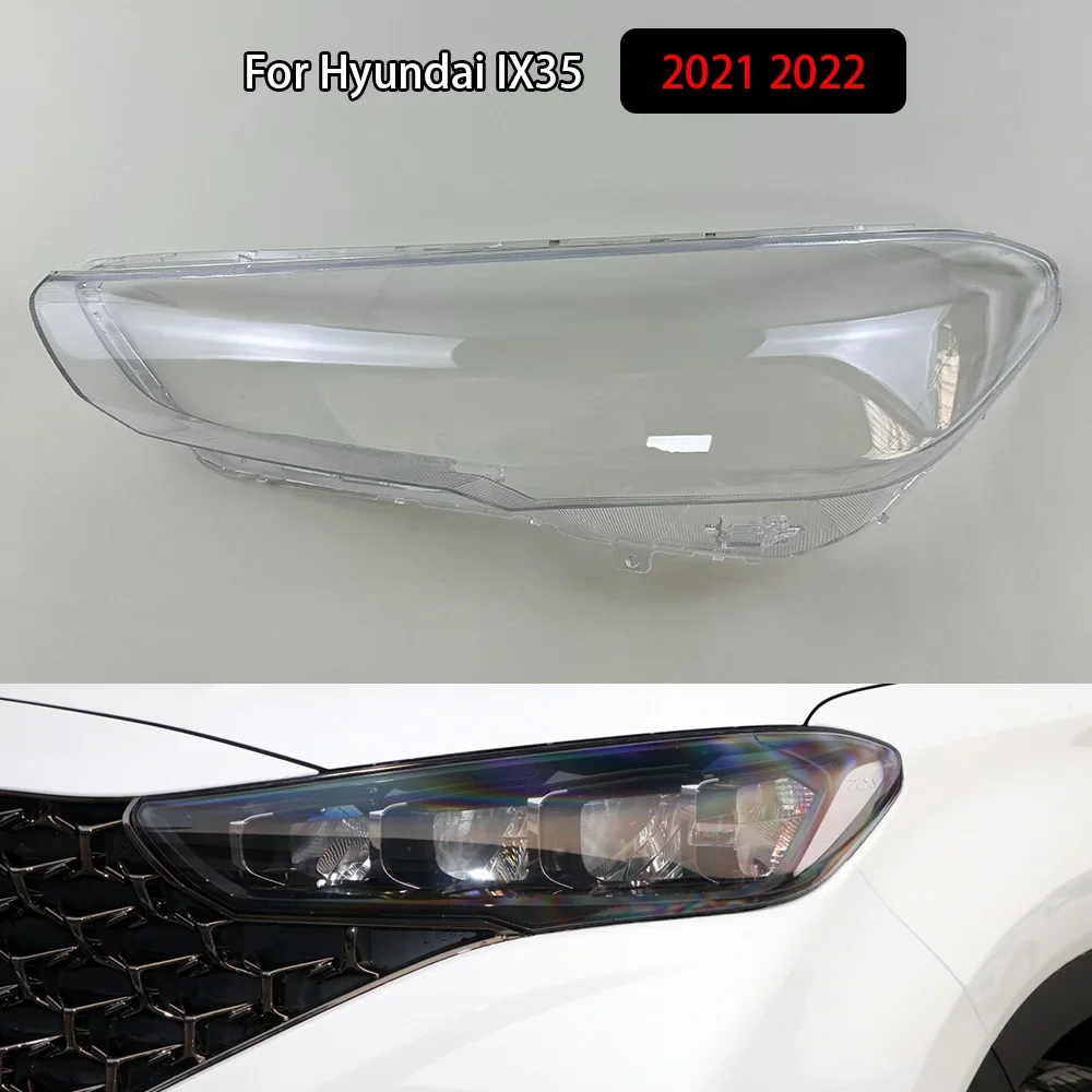 

Headlamp Lamp Shell Headlight Cover Transparent Lens Plexiglass Replace Original Lampshade For Hyundai IX35 2021 2022
