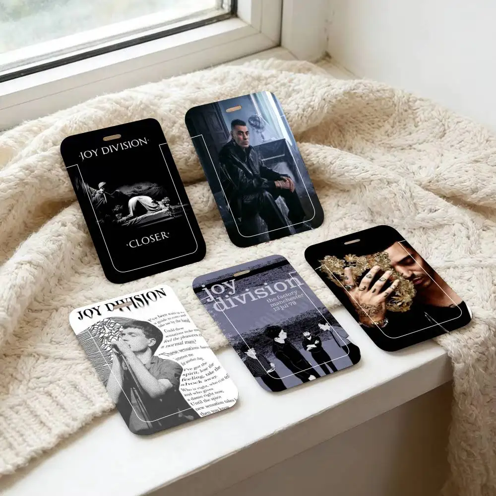 Rapper Singer M-marracash  ID Card Holder Lanyard Covers Women Men Work Permit Holder Students Kids Bus Cards Case