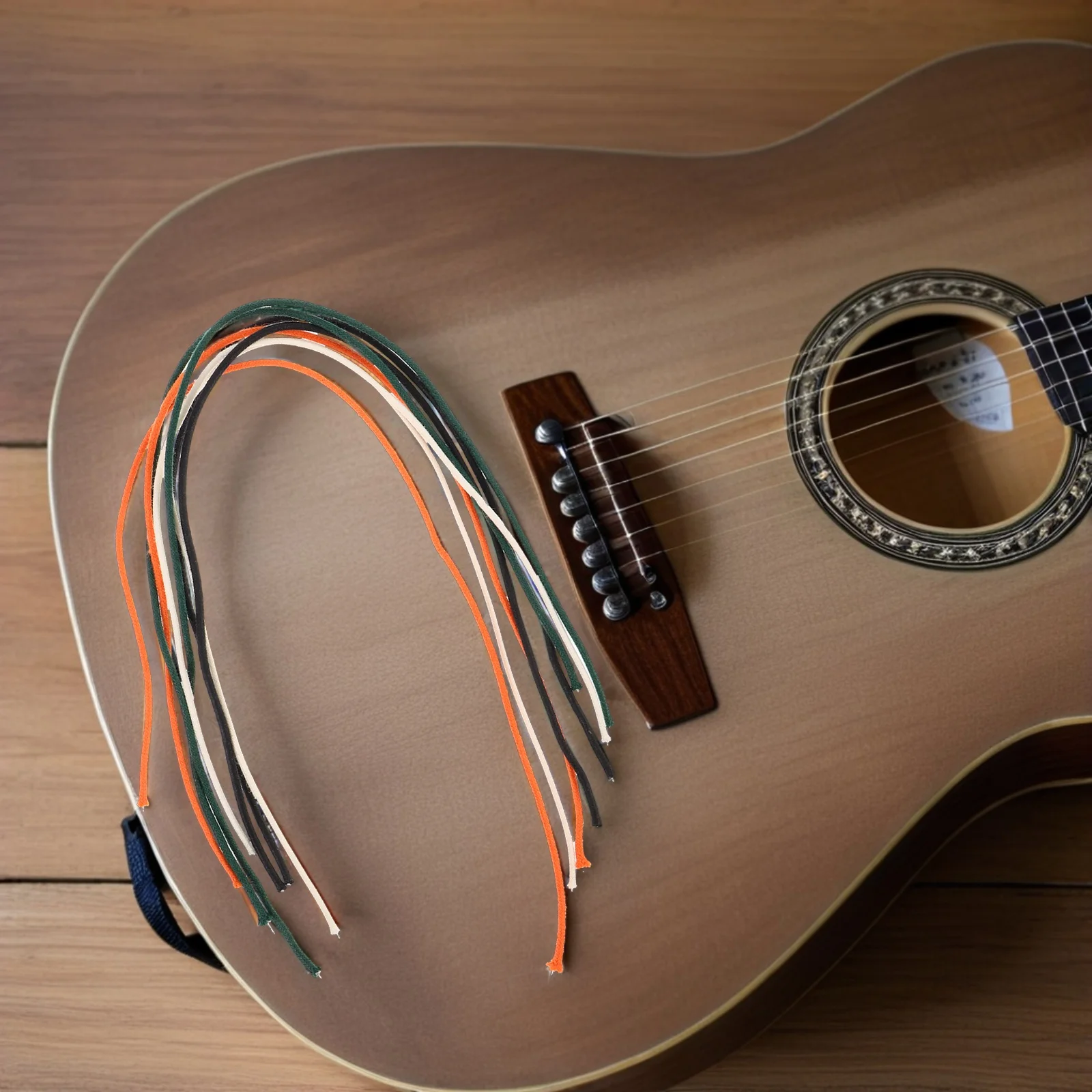 

8pcs Guitar Wiring Kit 1-Foot Pre-Tinned Copper Pushback Wires Vintage Style Shielded Cables For Electric Bass Colored