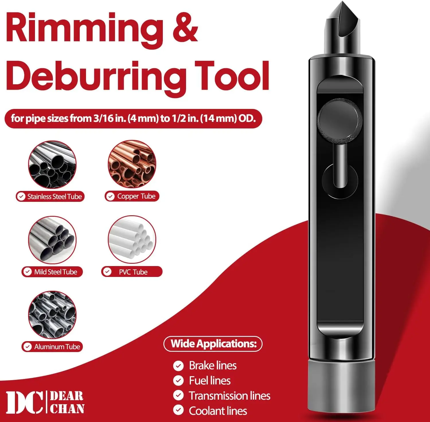 Rimming & Deburring Tool for 3/16