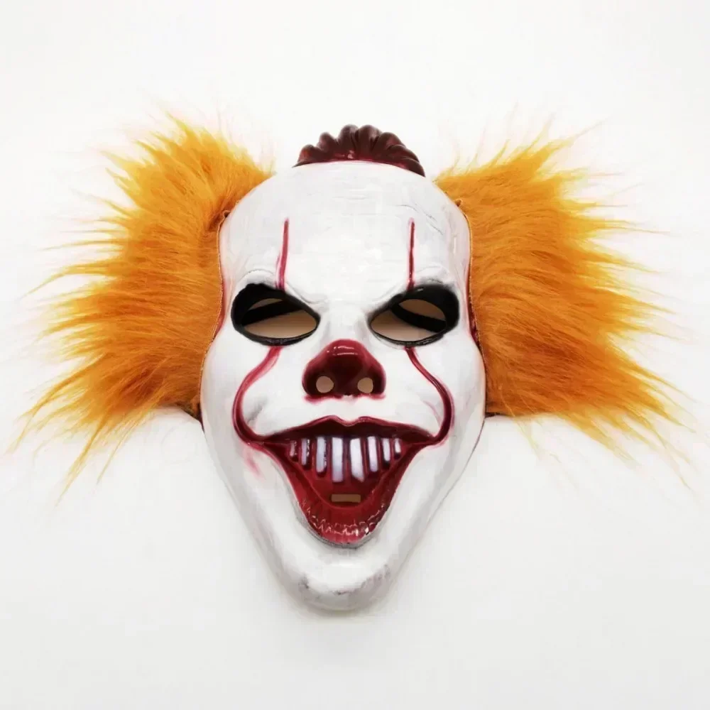 Halloween Decor Masks Horror Resurrection Night Makeup Haunted House Scary Full Face Mask Clown Script Killing Cosplay Props