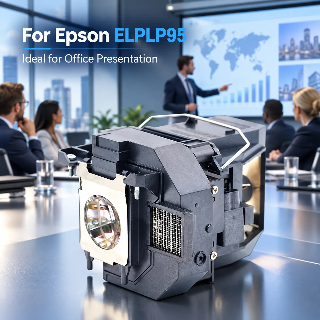 Compatible Projector Lamp ELPLP95 for Powerlite 5510 5520W 5530U 5535U Projector Bulb with Module