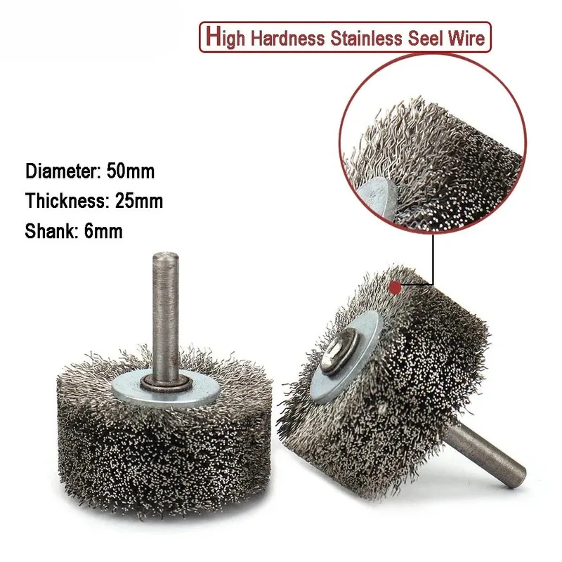 

50x25mm Steel Wire Wheel Brush Dremel Rotary Tools for Drill Dremel Tools Metal Rust Removal Polishing