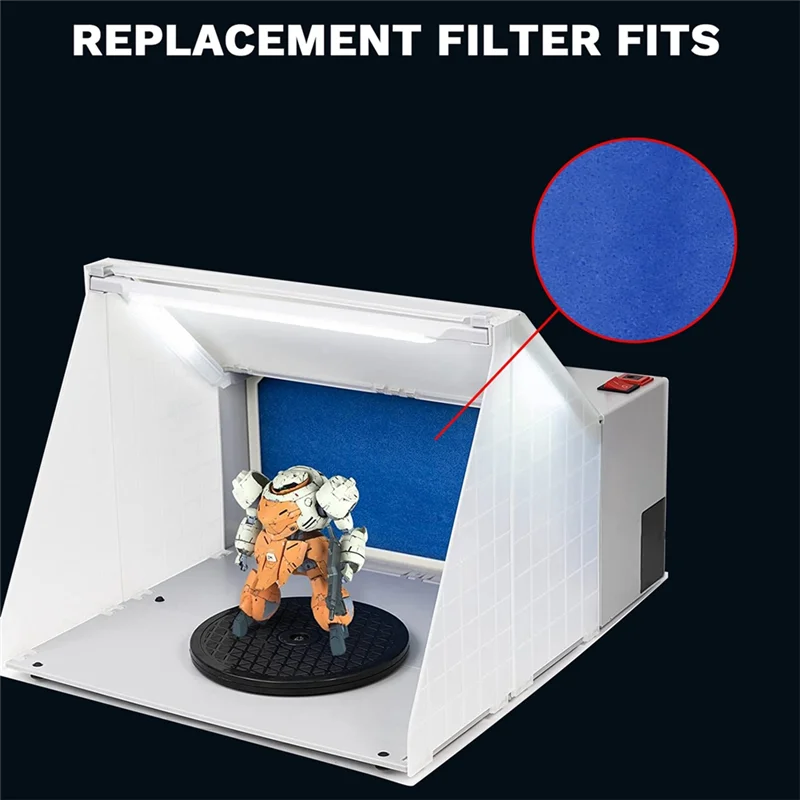 

A70P 4Pcs Airbrush Hobby Spray Booth Filter Set, For Master, Paasche, VIVOHOME, CO-Z, Anesty, Imyyds, Replacement Filter Easy In