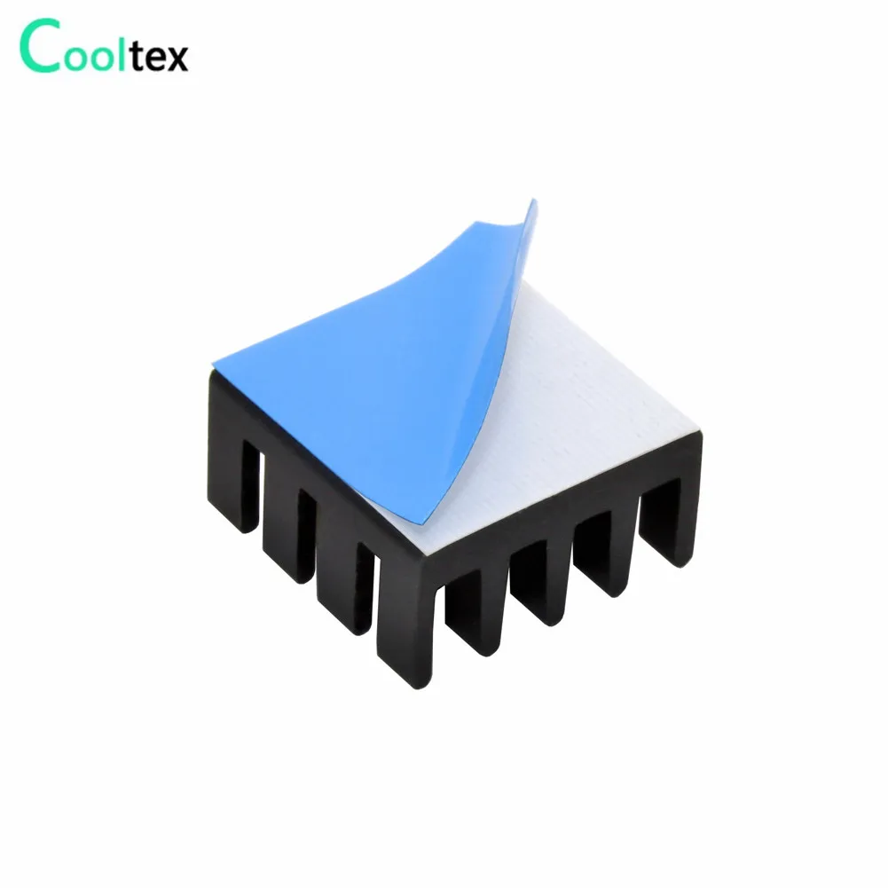 Mini Aluminum Heatsink Radiator for Electronic RAM MOS IC Chip Raspberry Pi Cooling With Thermal Conductive Tape