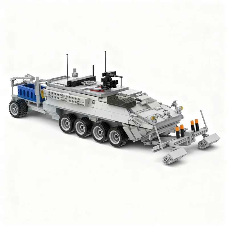 2382pcs MOC M1132 Engineer Vehicle Model Building Blocks Construction Toy Christmas Gifts DIY Creative Idea Education Brick