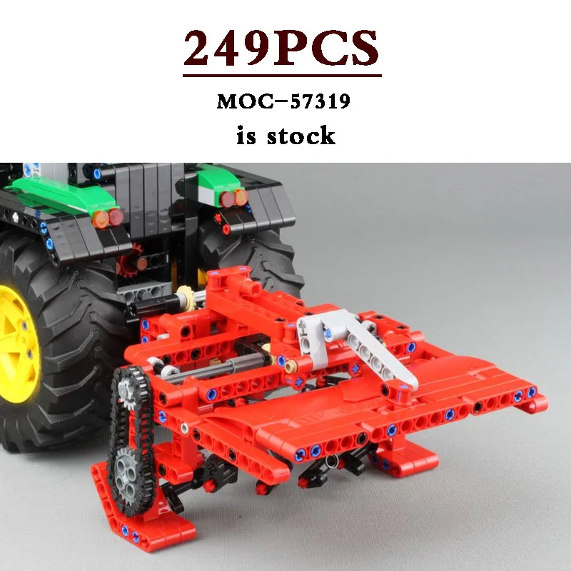 MOC-57319+MOC-57320+MOC-57321+MOC-57322 Rotary Bulldoer 42054 Agricultural Machinery Vehicle Building Blocks Toy Christmas Gift