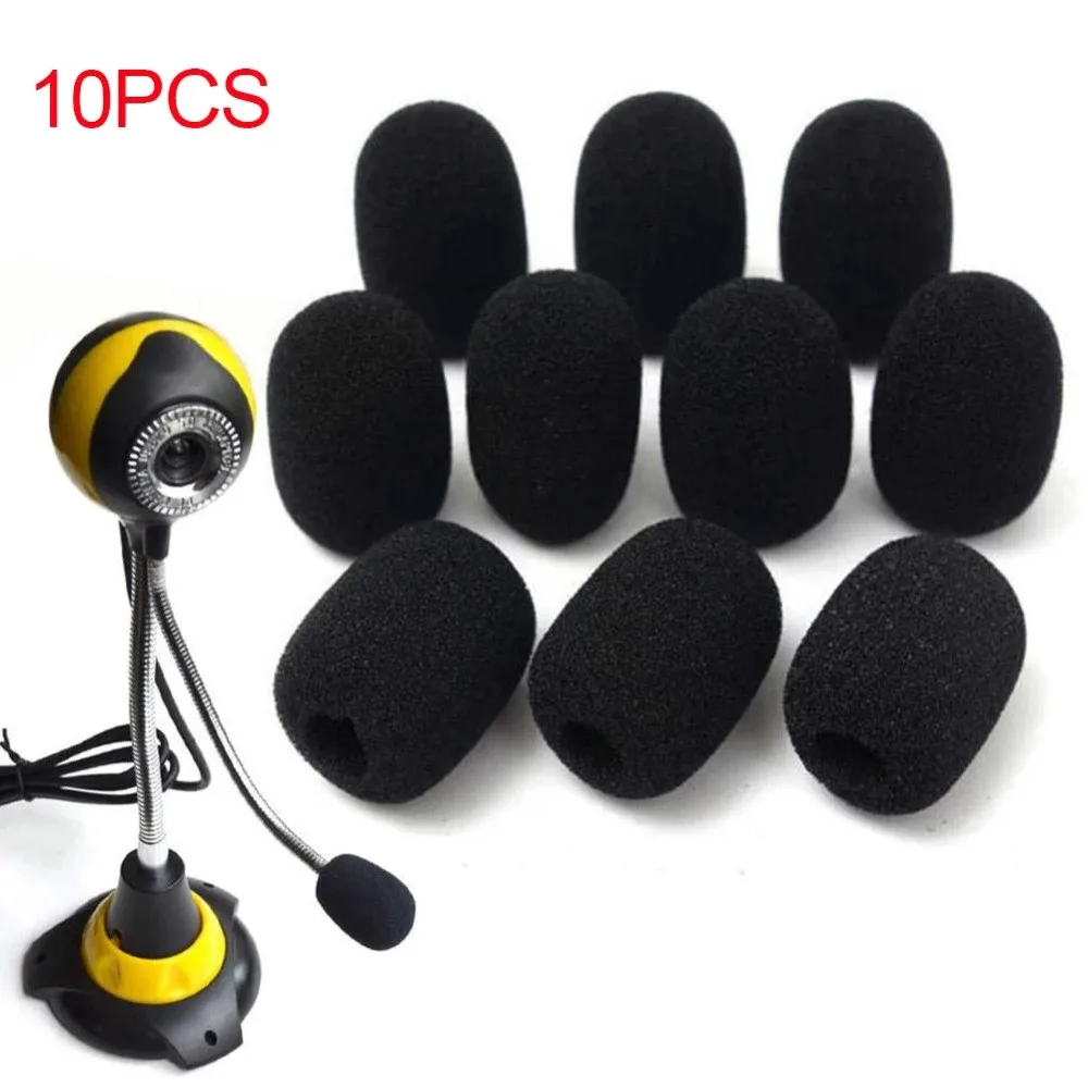 Telephone Meeting Mic Headset Sleeve Windscreen Microphone Windshield Mic Protector Microphone Mic Cover Headset Foam Covers