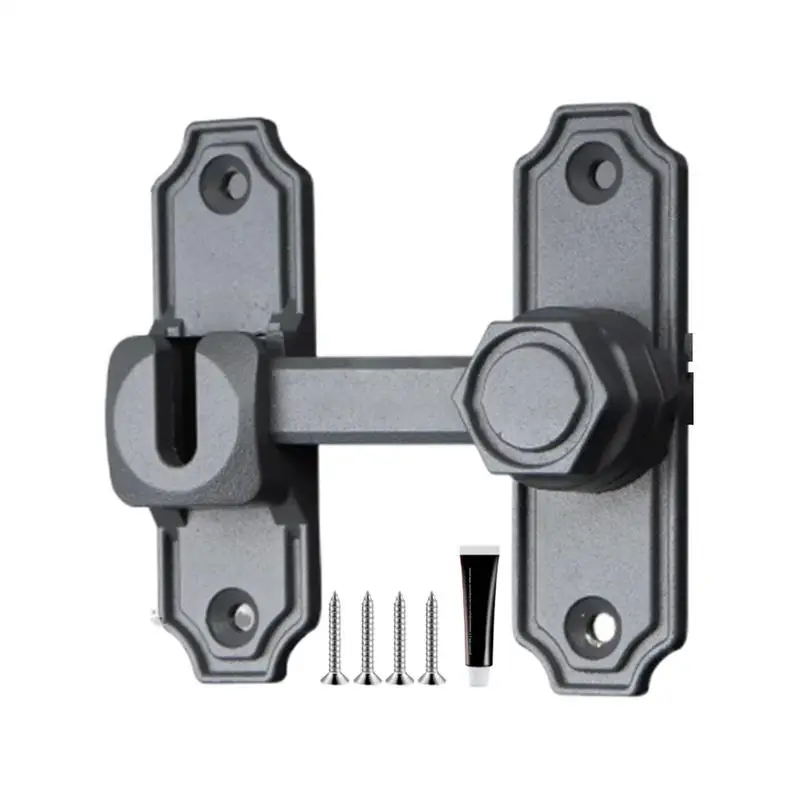 

Sliding Lock Gate Latch Door Sliding Latch Gate Hardware Accessories For Wine Cabinet Garden Pet Cage Bathroom Fitting Room