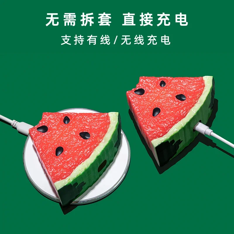 Simulated Fruit Food Design For AirPods Pro3 Case Cartoon Shell for AirPods 1/2/3/4 Earphone Shockproof Protective Cover