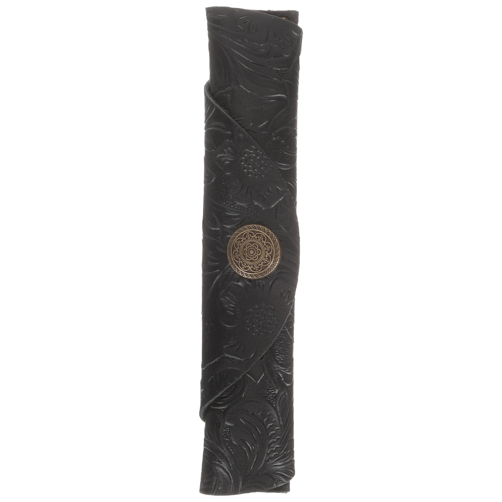 

Cowhide Pencil Bag Stylus Pens Protective Cover Journaling Sleeve Pouch Office