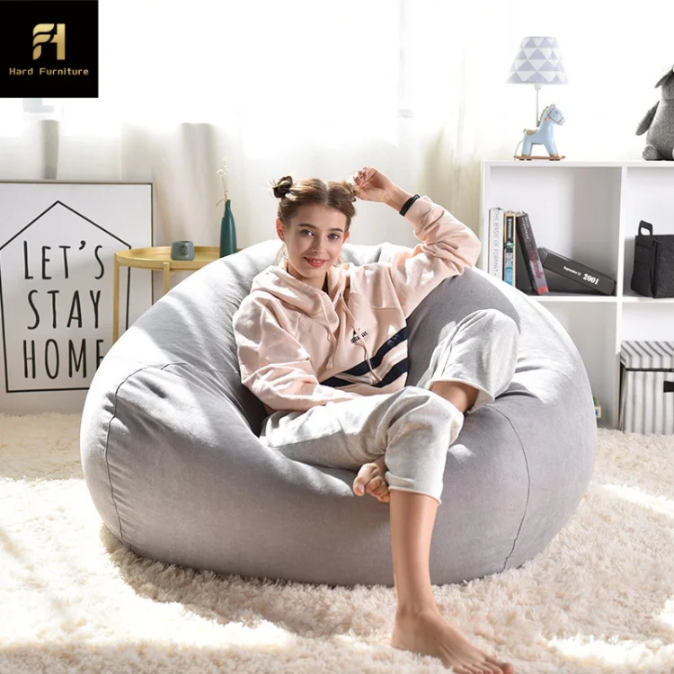 Best-selling Bean Bags Bulk Bag Filling Fabric Upholstery Sofa Living Room Multiple Colors Outdoor Lazy Sofa