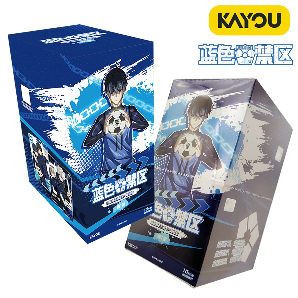 original-kayou-blue-lock-collection-cards-for-boys-girls-like-hot-blooded-anime-high-definition-character-cards-toys-for-family