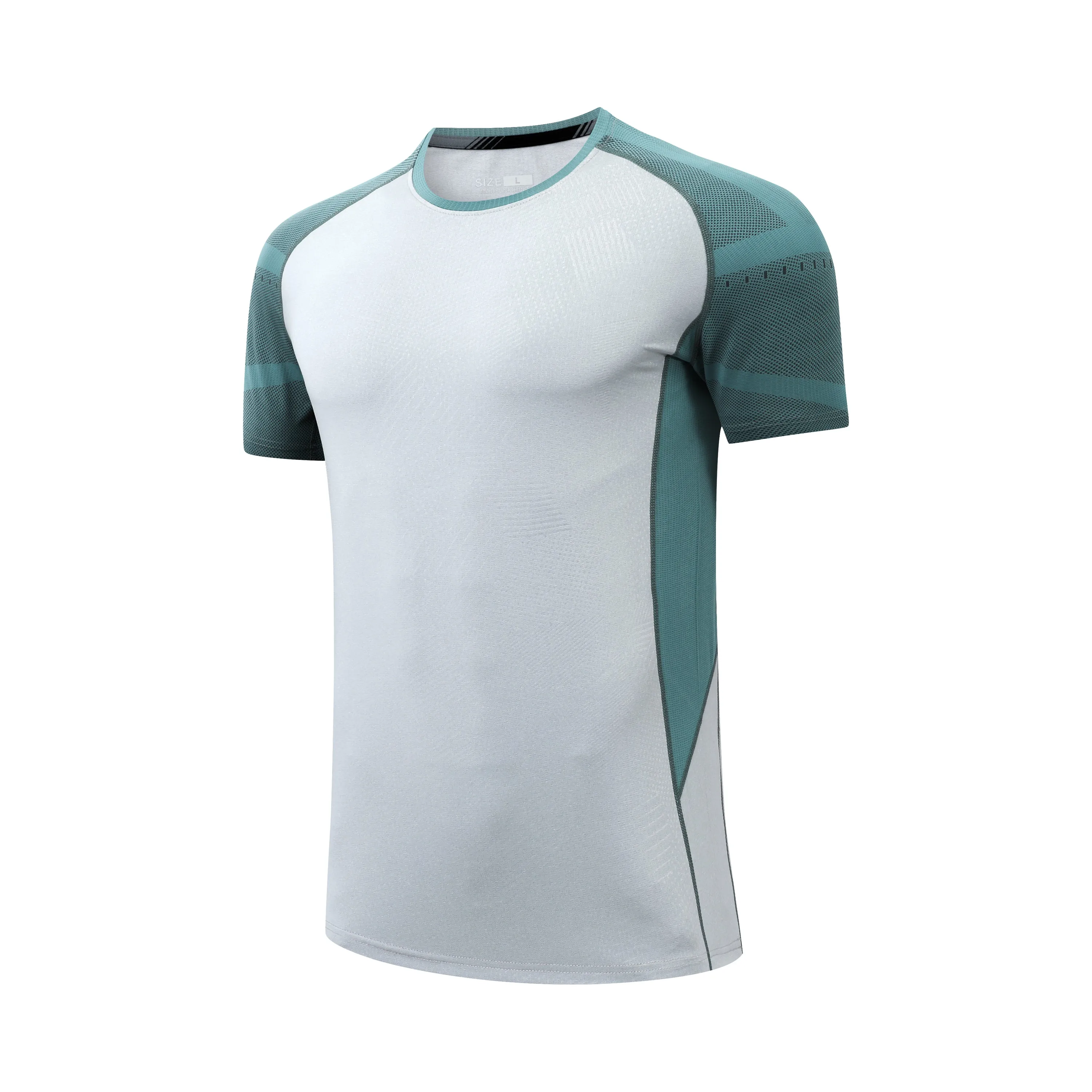 Men Shirts Bodybuilding Sports T-Shirt New Quick Dry Fitness Running Training Tops Lightweight Gym Short Sleeve
