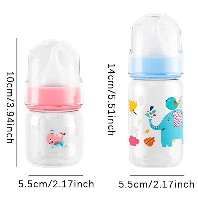 60~125ML Puppy Kitten Feeding Bottle Feeder Set Cat Dog Bady Nursing Water Milk Feeder Newborn Cat Drink Home Travel 60ml 125ml