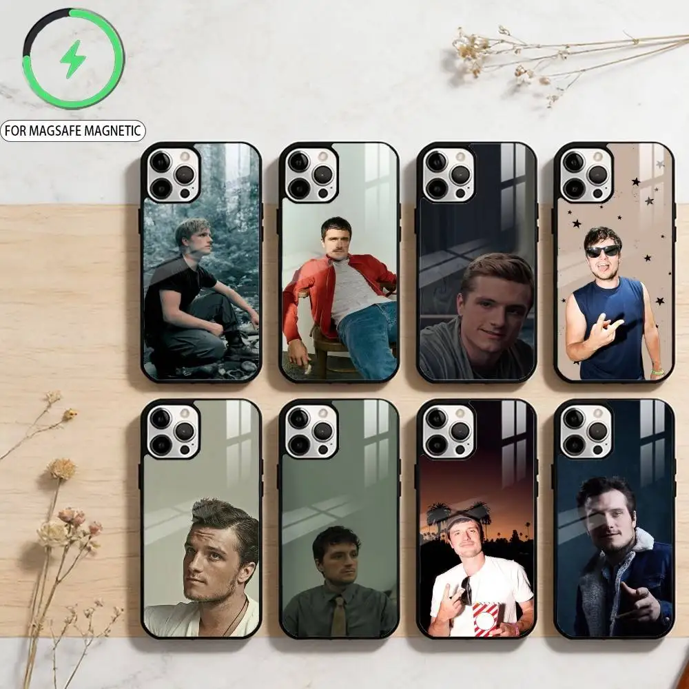 

Чехол для телефона J-Josh H-Hutcherson для iPhone 17, 16, 15, 14, 13, 12, 11 Plus, Pro Max, магнитный, для беспроводной зарядки Magsafe
