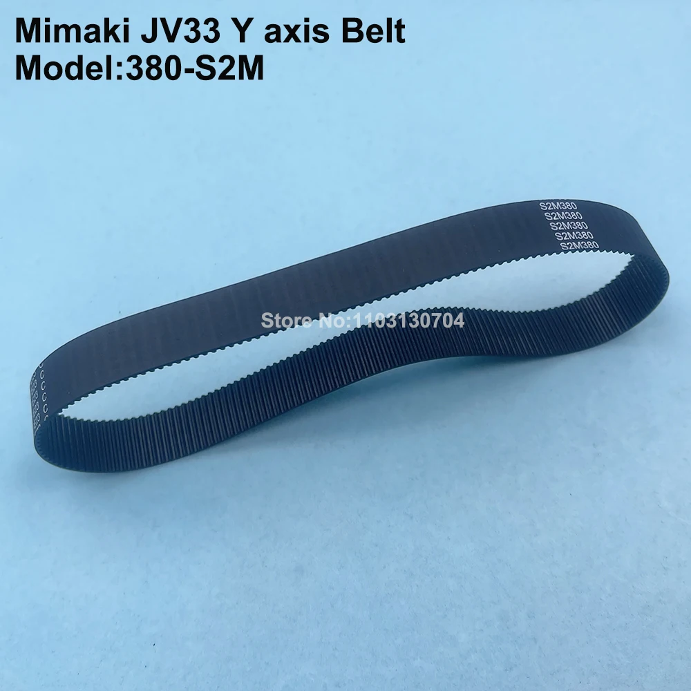 Mimaki Y Axis Motor Belt S2M-380 Timing Belt For Mimaki CJV30 JV33 JV5 JV4 TS34 TS5 JV22 Eco Solvent Printer Carriage CR Belts