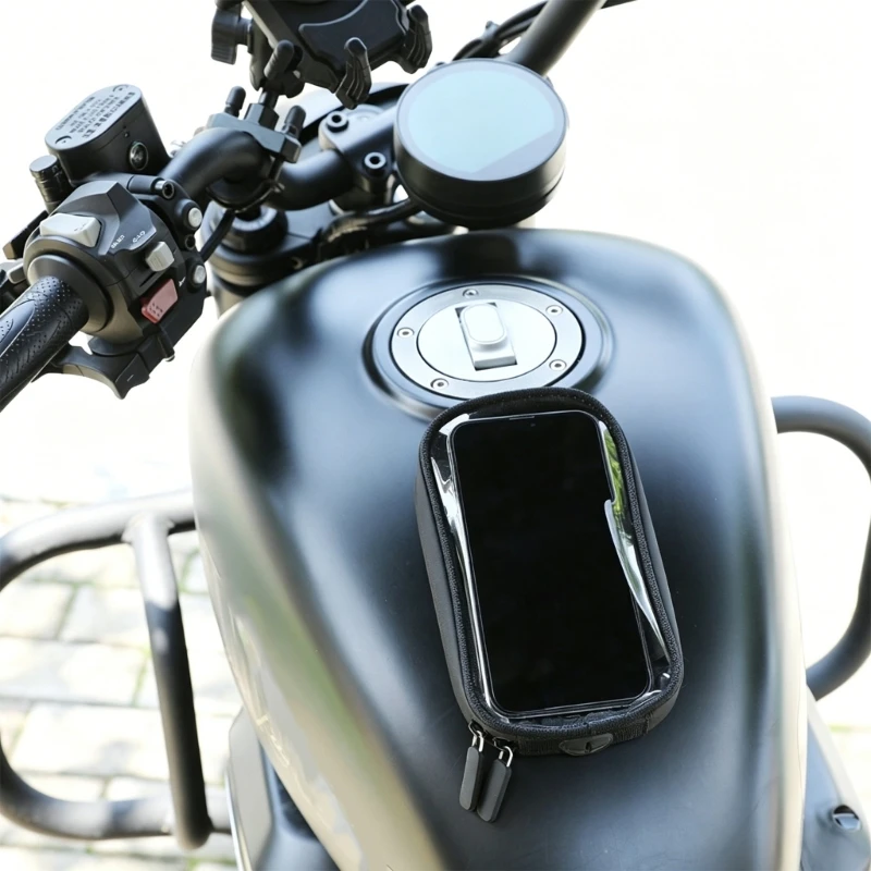 Waterproof Motorcycle Phone Bag with Touch Screens for Riding & Commute