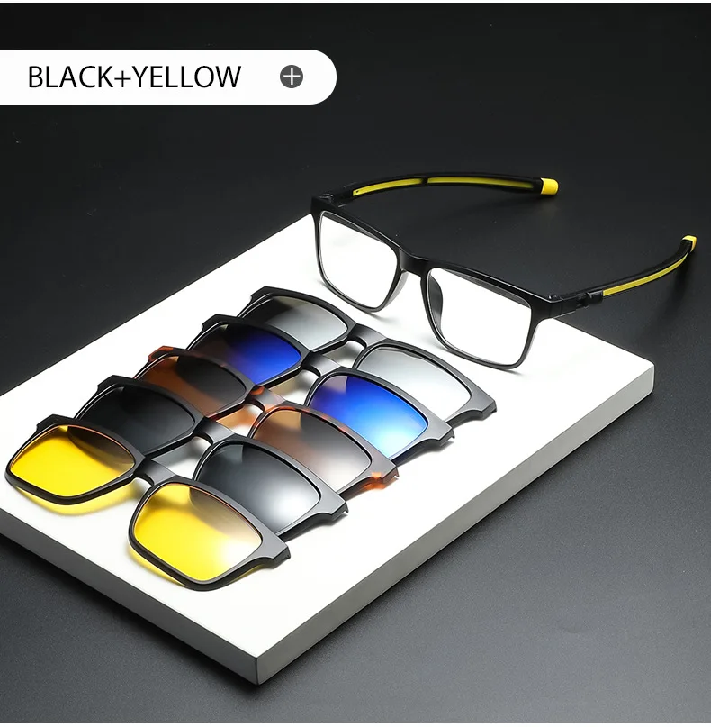 VCKA Sport Lesen Sonnenbrillen Mode Frauen Männer Polarisierte Magnetische Clip Gläser Im Freien Spiegel Set Teleskop Beine + 1.0 ~ + 4,0 – Detail 10
