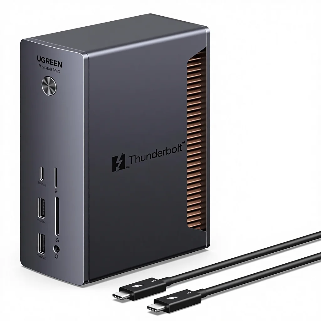 UGREEN 4 Dock 13-in-1 120 Gbps Overdracht Enkel 8K Dubbel 6K60Hz Scherm 140 W Max. opladen 2,5 GbE SD/TF 4.0 Model USB