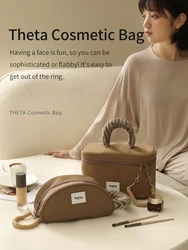 Tianzong Organizer borsa da toilette per donna borsa per il trucco custodia custodia per signora di lusso, borsa per cosmetici, borsa per l'organizzatore per il viaggio Zi