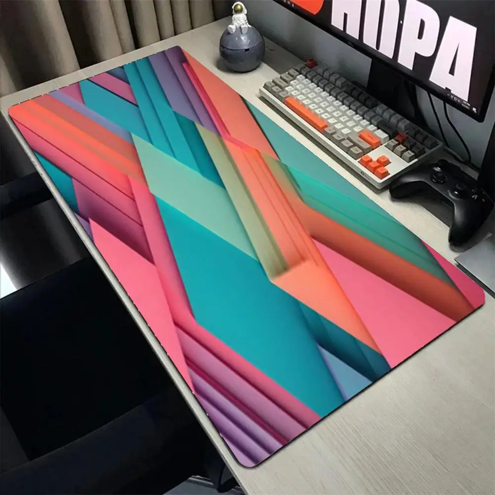 

Art Texture 2 Pattern Mouse Pad Mousepad Large Gaming Mouse Pad LockEdge Thickened Computer Keyboard Table Desk Mat