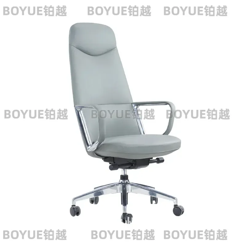 Ergonomic Executive Office Chair High Back Reclining Computer Desk Seat Swivel Home Gaming Chair Comfortable Leather Boss view 4