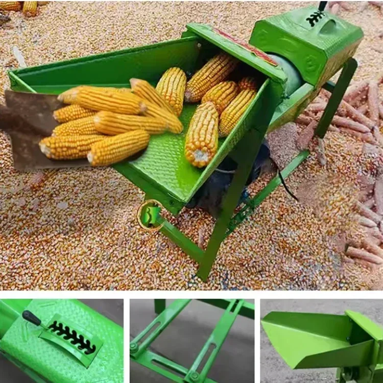 Africa Hot Selling Motor Maize Sheller/ Mini Corn Peeling Machine/ Petrol Corn Thresher Corn Threshing Machine