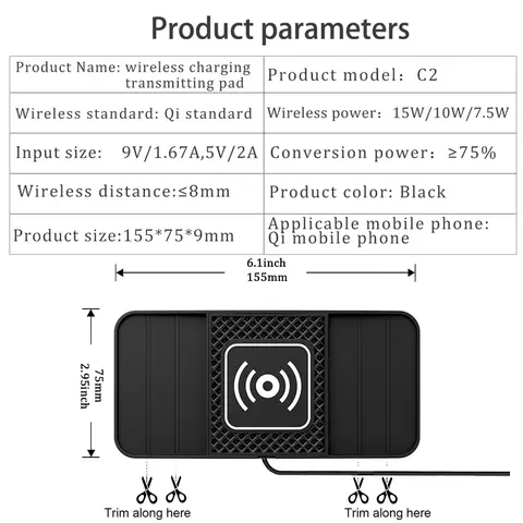 10 best selling wireless charger car e46 - №9