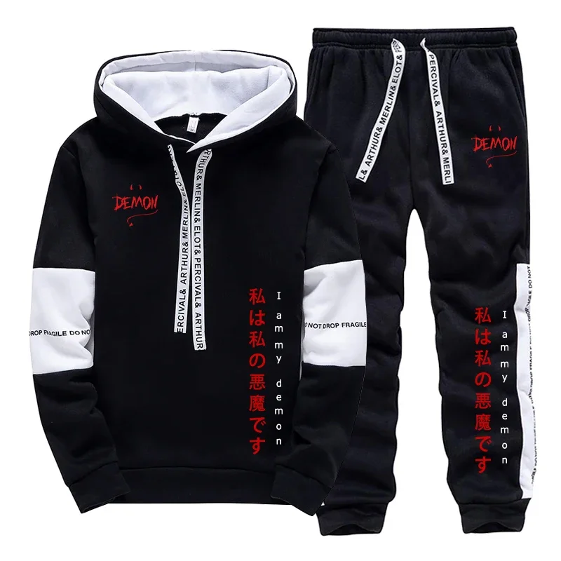 2026 New Arrival Hoodies and Sweatpants 2pcs Set Men/women Daily Casual Sports Hooded Outfit Autumn Unisex Fashion Jogging Suits