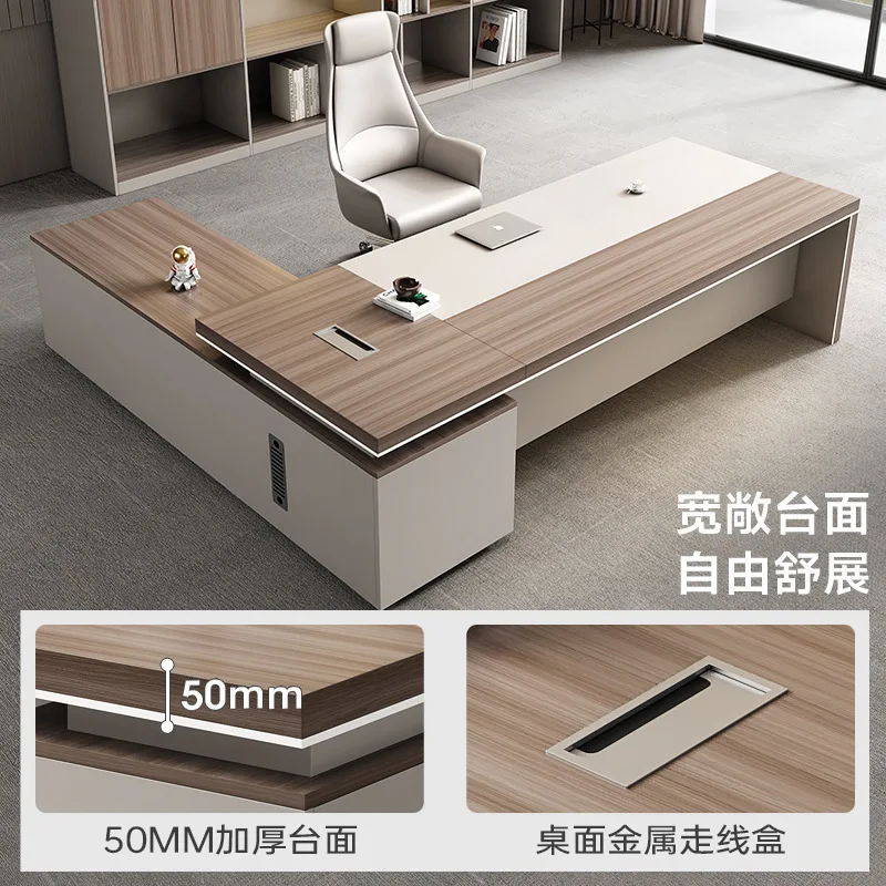 Desk boss  simple modern manager  high-end supervisor  office  and  combination single class desk