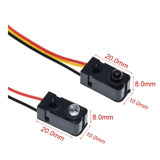 Infrared Pair Tube Alignment Photoelectric Switch Infrared Sensor QT50CM QT30CM DC 5V Detection Distance 30cm 50cm